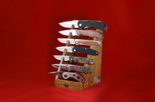 Подставка на 7 ножей -дер