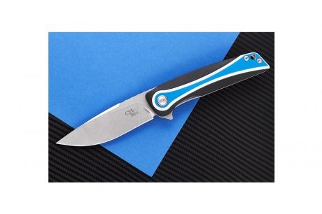 Нож складной  CH 3511-G10-blue-black