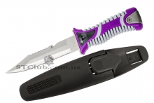 Нож для дайвинга SS 35 (фиолет)