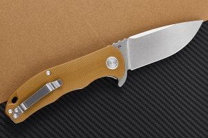 Нож складной  CH 3504-G10-brown