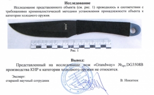 Нож специальный  3508 B
