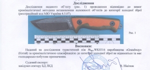 Нож нескладной  WK0316