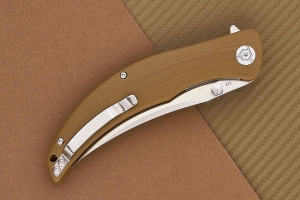 Нож складной  CH Sultan-G10-brown