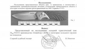 Нож выкидной 9104 EWY