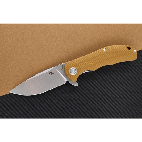 Нож складной  CH 3504-G10-brown