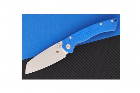 Нож складной  CH Toucans-G10-blue
